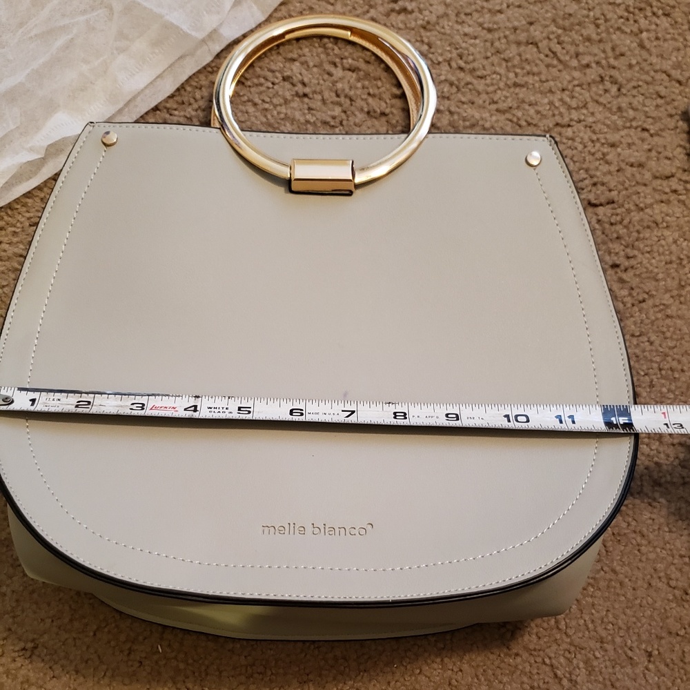 Melle Blanco Leather Handbag